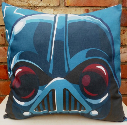 Star Wars cushion in the style of Angry Birds handmade