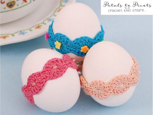 Crochet Easter egg bands